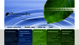 What Alter-medic.pl website looked like in 2016 (7 years ago)