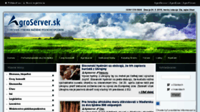What Agroserver.sk website looked like in 2016 (7 years ago)