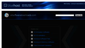 What Allsoftwaredownloads.com website looked like in 2016 (7 years ago)