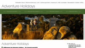 What Adventure-holidays.com website looked like in 2016 (7 years ago)