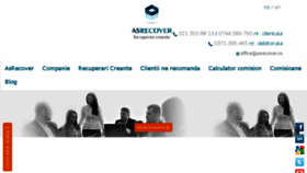 What Asrecover.ro website looked like in 2016 (7 years ago)