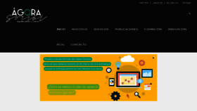 What Agorasocial.com website looked like in 2016 (9 years ago)