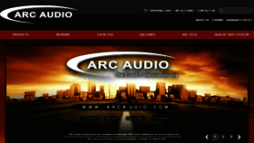 What Arcaudio.com website looked like in 2016 (7 years ago)