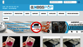 What Axesspop.com website looked like in 2016 (7 years ago)