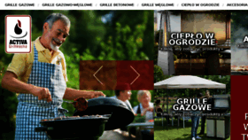 What Activa-grill.pl website looked like in 2016 (7 years ago)