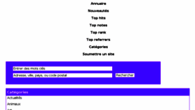 What Annuaireactif.com website looked like in 2016 (7 years ago)