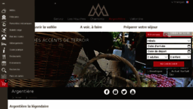 What Argentiere-mont-blanc.com website looked like in 2016 (7 years ago)
