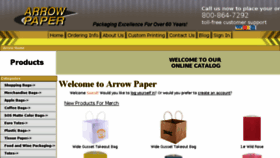 What Arrowpaper.com website looked like in 2016 (7 years ago)