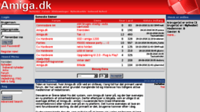 What Amiga.dk website looked like in 2016 (7 years ago)