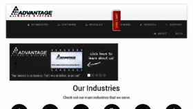 What Advantagers.com website looked like in 2016 (7 years ago)