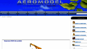 What Aeromodel.fr website looked like in 2016 (7 years ago)