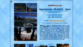 What Apartments-mladen-hvar.com website looked like in 2016 (7 years ago)