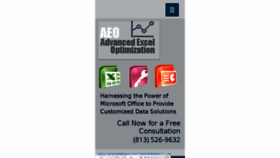 What Advancedexceloptimization.com website looked like in 2016 (7 years ago)