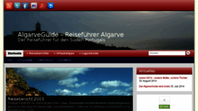 What Algarveguide.de website looked like in 2016 (7 years ago)