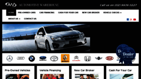 What Automotivewarehouse.com.au website looked like in 2016 (7 years ago)