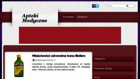 What Aptekimedyczne.pl website looked like in 2016 (7 years ago)