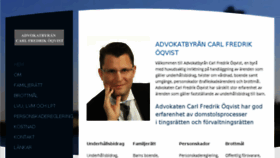 What Advokatoqvist.se website looked like in 2016 (7 years ago)