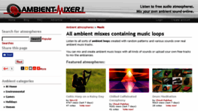 What Ambient-loops.ambient-mixer.com website looked like in 2016 (7 years ago)