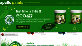 What Apollopaintsindia.com website looked like in 2016 (7 years ago)