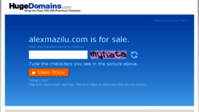 What Alexmazilu.com website looked like in 2016 (7 years ago)