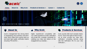 What Aceic.com website looked like in 2016 (7 years ago)