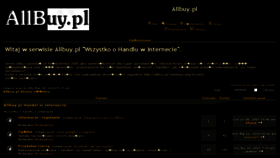 What Allbuy.pl website looked like in 2016 (7 years ago)