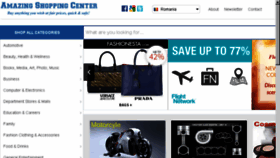 What Amazingshoppingcenter.com website looked like in 2016 (7 years ago)