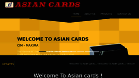 What Asiancardsindia.com website looked like in 2016 (7 years ago)