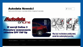 What Autodata.pl website looked like in 2016 (7 years ago)