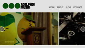What Adelphoimusic.com website looked like in 2016 (7 years ago)
