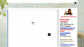 What Ahlborn-orgeln.de website looked like in 2016 (8 years ago)
