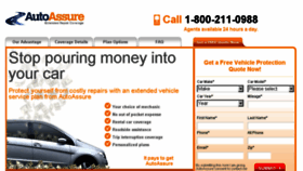 What Autoassure.com website looked like in 2016 (7 years ago)