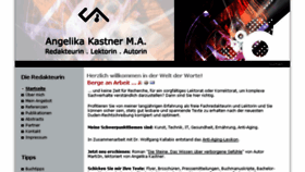 What Angelika-kastner.de website looked like in 2016 (7 years ago)