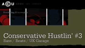 What Acu.nl website looked like in 2016 (8 years ago)