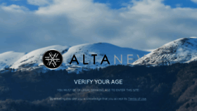 What Altaneve.com website looked like in 2016 (7 years ago)