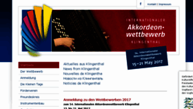 What Accordion-competition.de website looked like in 2016 (7 years ago)