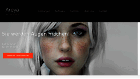 What Areya.de website looked like in 2016 (7 years ago)