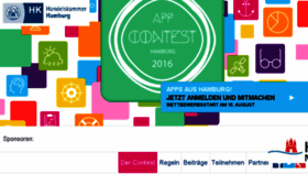 What App-contest-hamburg.de website looked like in 2016 (7 years ago)