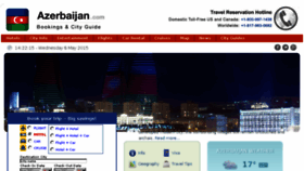 What Azerbaijan.com website looked like in 2016 (7 years ago)