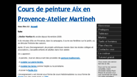 What Atelier-martineh.net website looked like in 2016 (7 years ago)