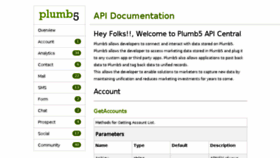 What Api.plumb5.com website looked like in 2016 (7 years ago)