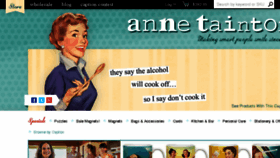 What Annetaintor.com website looked like in 2016 (7 years ago)
