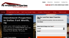 What Allwholesaleproperties.com website looked like in 2016 (7 years ago)