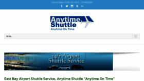 What Anytimeshuttle.net website looked like in 2016 (7 years ago)