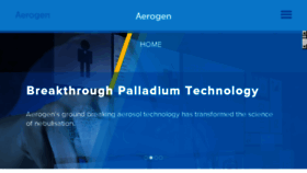 What Aerogen.com website looked like in 2016 (7 years ago)