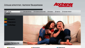 What Aachener-bausparkasse.de website looked like in 2016 (7 years ago)