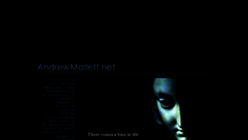 What Andrewmallett.net website looked like in 2016 (7 years ago)