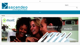 What Ascendeo.com website looked like in 2016 (7 years ago)