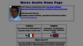 What Acutis.it website looked like in 2016 (7 years ago)