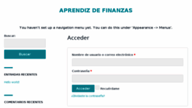 What Aprendizdefinanzas.com website looked like in 2016 (7 years ago)